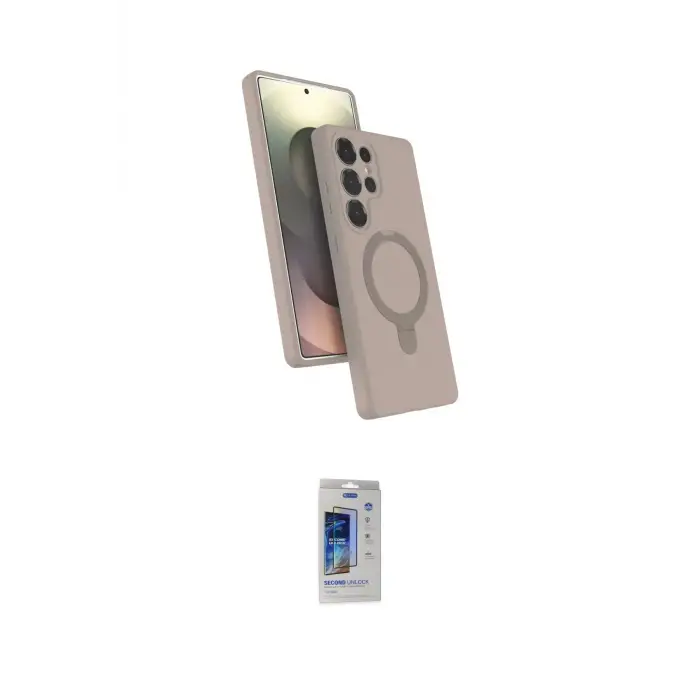 ieg™ Galaxy S24 Ultra Kılıf İz Işık Koleksiyonu - Siyah Durable Full Glue Curved Cam