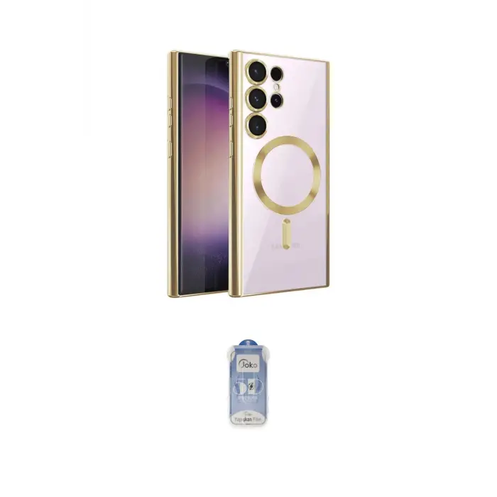 ieg™ Galaxy S24 Ultra Kılıf Nova Işık Özel Seri - Siyah Joko Magic 5D Cam