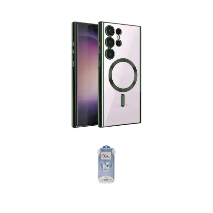 ieg™ Galaxy S24 Ultra Kılıf Nova Işık Özel Seri - Siyah Joko Magic 5D Cam