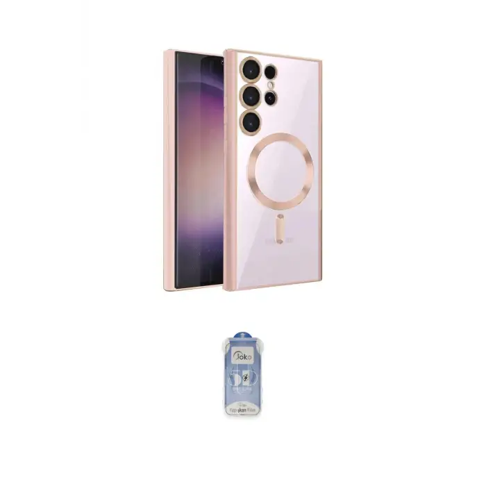 ieg™ Galaxy S24 Ultra Kılıf Nova Işık Özel Seri - Siyah Joko Magic 5D Cam