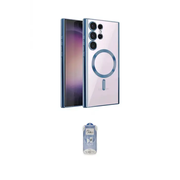 ieg™ Galaxy S24 Ultra Kılıf Nova Işık Özel Seri - Siyah Joko Magic 5D Cam