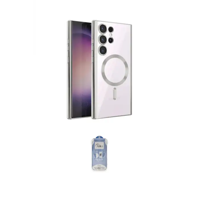 ieg™ Galaxy S24 Ultra Kılıf Nova Işık Özel Seri - Siyah Joko Magic 5D Cam
