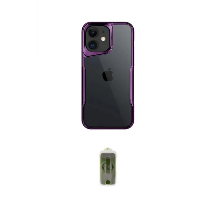 ieg™ iPhone 11 Kılıf Akış Çizgi Koleksiyonu - Siyah Joko Magic 5D Hayalet Cam