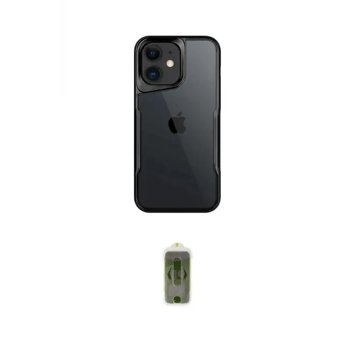 ieg™ iPhone 11 Kılıf Akış Çizgi Koleksiyonu - Siyah Joko Magic 5D Hayalet Cam
