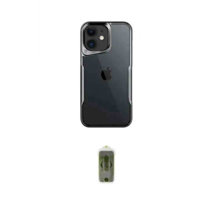 ieg™ iPhone 11 Kılıf Akış Çizgi Koleksiyonu - Siyah Joko Magic 5D Hayalet Cam