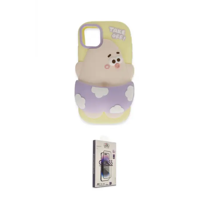 ieg™ iPhone 11 Kılıf Akış Yansıma - Siyah Bilvis 3D Cam Ekran Koruyucu