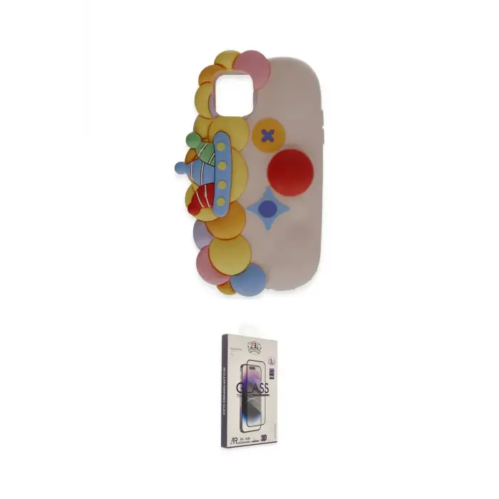 ieg™ iPhone 11 Kılıf Akış Yansıma - Siyah Bilvis 3D Cam Ekran Koruyucu
