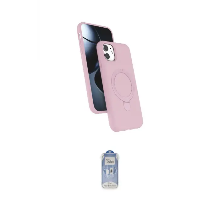 ieg™ iPhone 11 Kılıf İz Işık Koleksiyonu - Siyah Joko Magic 5D Cam