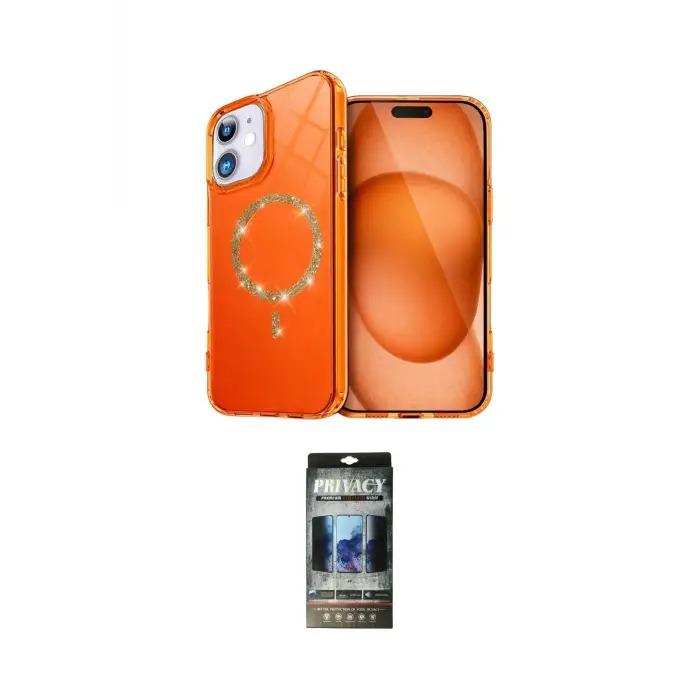 ieg™ iPhone 11 Kılıf Kıvılcım Form Prime - Siyah 34D Hayalet Izgaralı Cam