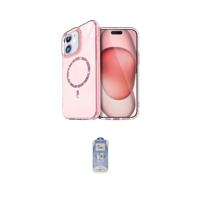 ieg™ iPhone 11 Kılıf Kıvılcım Form Prime - Siyah Joko Magic 5D Cam