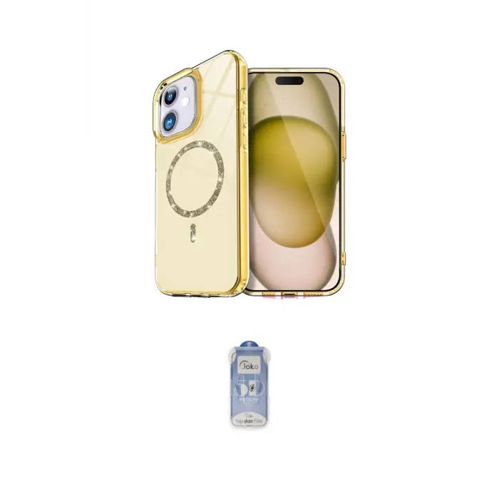 ieg™ iPhone 11 Kılıf Kıvılcım Form Prime - Siyah Joko Magic 5D Cam