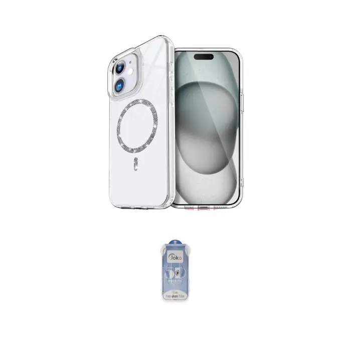 ieg™ iPhone 11 Kılıf Kıvılcım Form Prime - Siyah Joko Magic 5D Cam