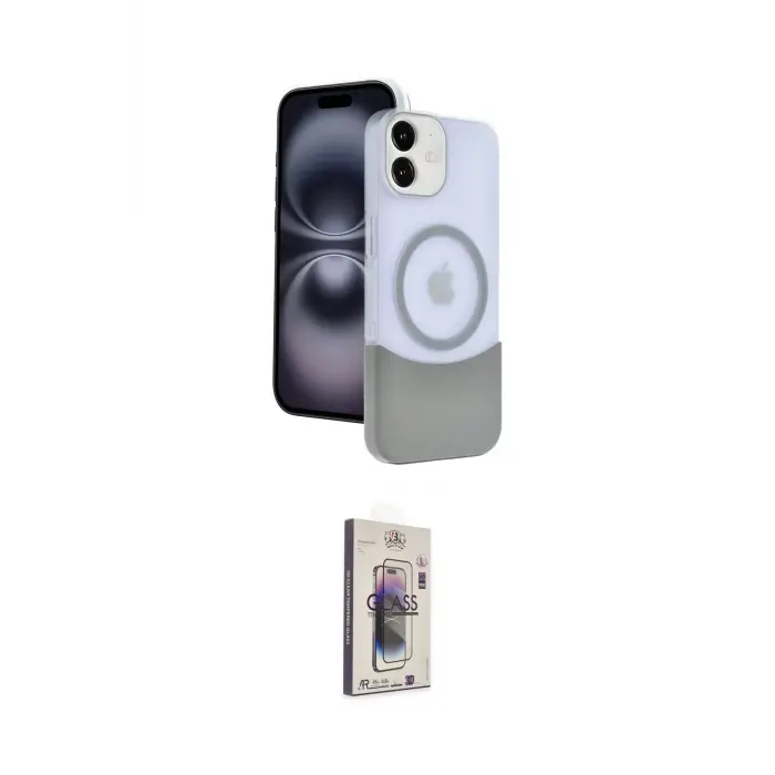 ieg™ iPhone 11 Kılıf Kozmos Form Özel Seri - Siyah Bilvis 3D Cam Ekran Koruyucu