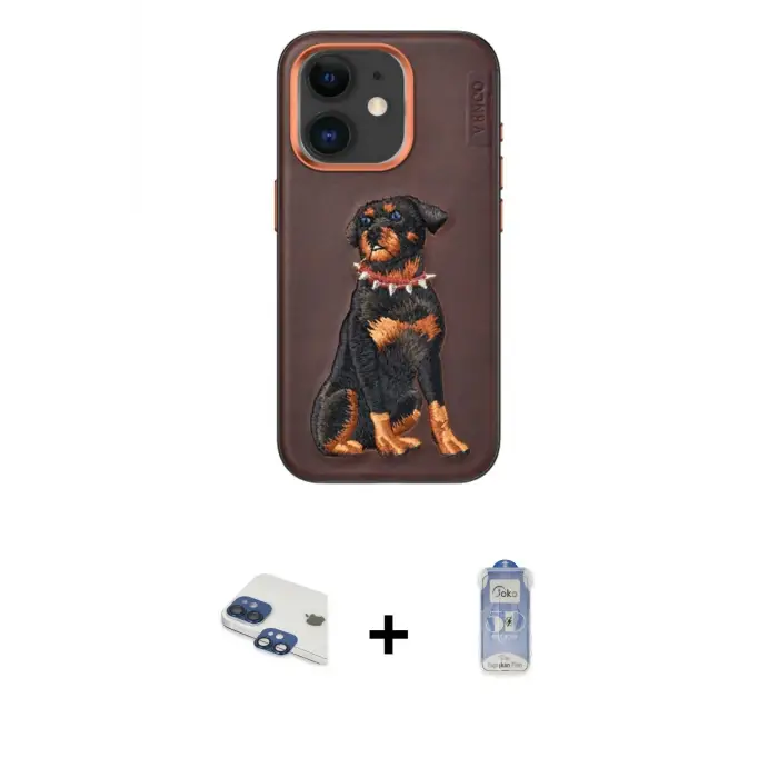 ieg™ iPhone 11 Kılıf Nova Form Koleksiyonu - Siyah Joko Magic 5D Cam + Pers Alüminyum Kamera Lens - LT