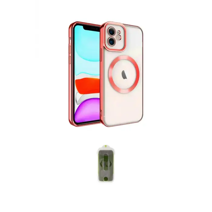 ieg™ iPhone 11 Kılıf Nova Işık Özel Seri - Siyah Joko Magic 5D Hayalet Cam