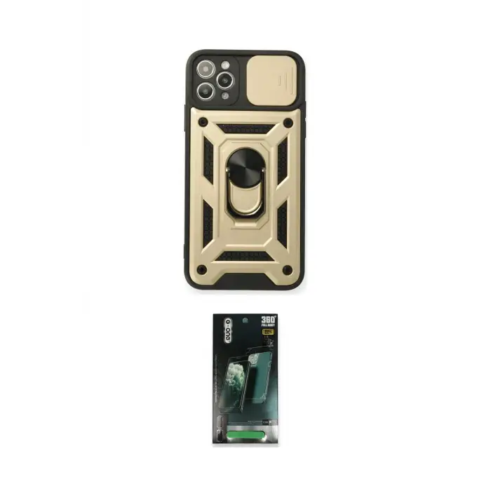 ieg™ iPhone 11 Pro Kılıf Ahenk Klasik - Şeffaf 360 Full Body Arka Koruyucu