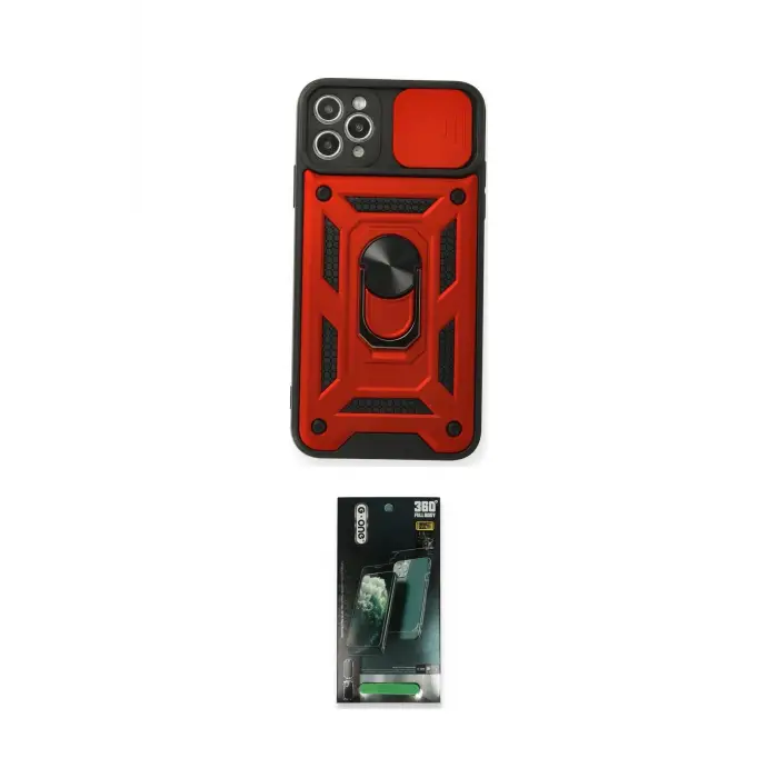 ieg™ iPhone 11 Pro Kılıf Ahenk Klasik - Şeffaf 360 Full Body Arka Koruyucu