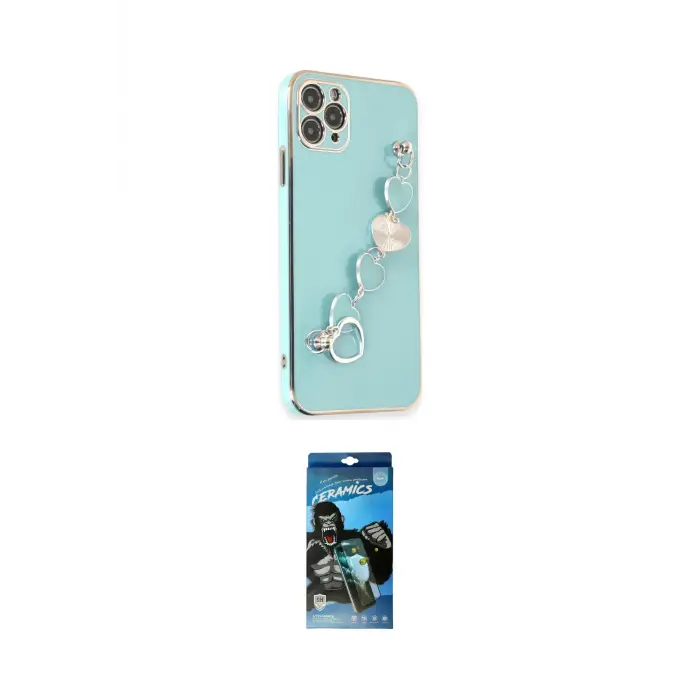 ieg™ iPhone 11 Pro Max Kılıf Nova Işık Prime - Siyah 34D Izgaralı Cam