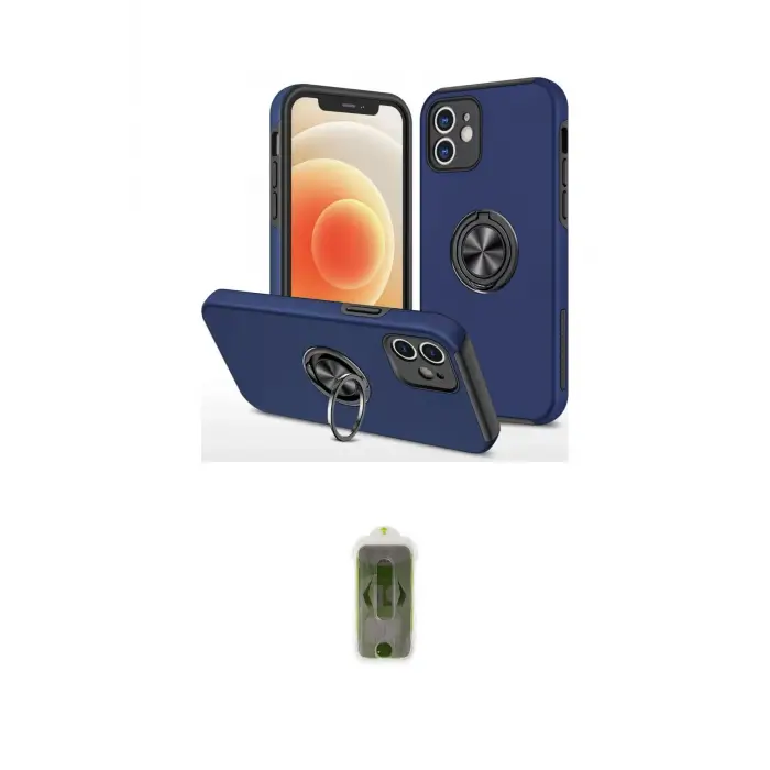 ieg™ iPhone 12 Kılıf Odak Form Prime - Siyah Joko Magic 5D Hayalet Cam