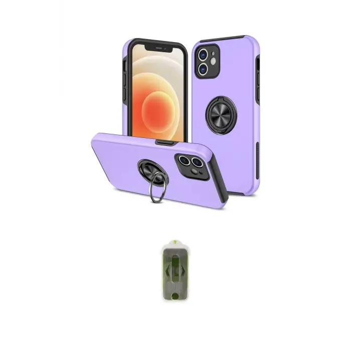 ieg™ iPhone 12 Kılıf Odak Form Prime - Siyah Joko Magic 5D Hayalet Cam