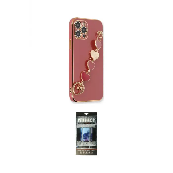 ieg™ iPhone 12 Pro Kılıf Nova Işık Prime - Siyah 34D Hayalet Izgaralı Cam