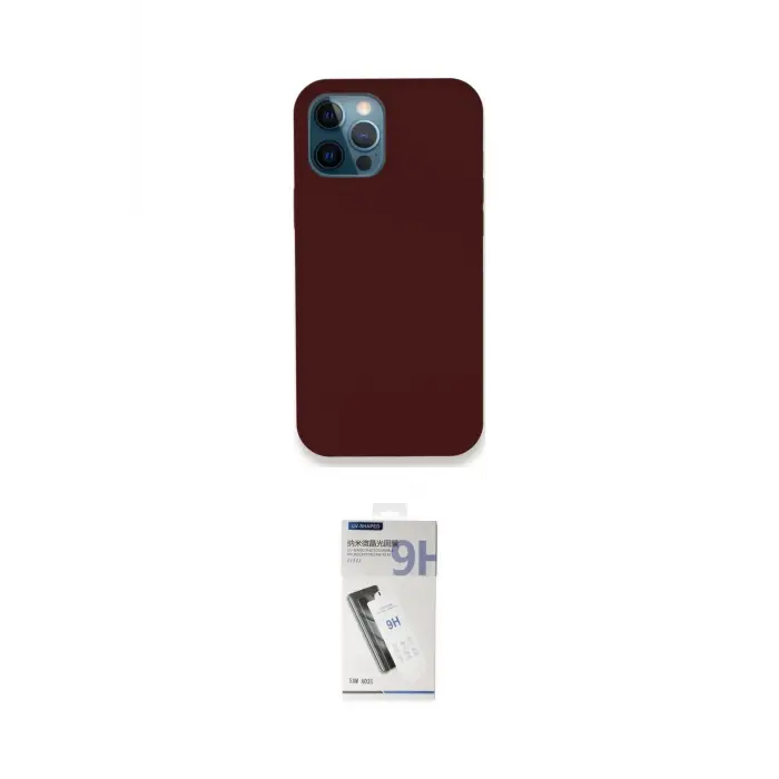 ieg™ iPhone 12 Pro Kılıf Zirve Modern Özel Seri - Şeffaf Uv Polymer Nano Ekran Koruyucu