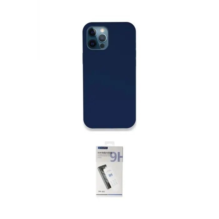 ieg™ iPhone 12 Pro Kılıf Zirve Modern Özel Seri - Şeffaf Uv Polymer Nano Ekran Koruyucu