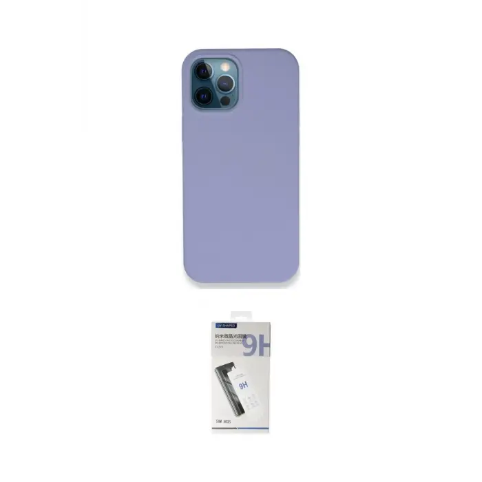 ieg™ iPhone 12 Pro Kılıf Zirve Modern Özel Seri - Şeffaf Uv Polymer Nano Ekran Koruyucu