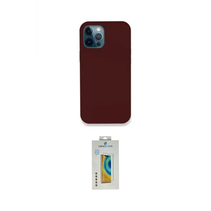 ieg™ iPhone 12 Pro Kılıf Zirve Modern Özel Seri - Siyah Polymer Nano Ekran Koruyucu