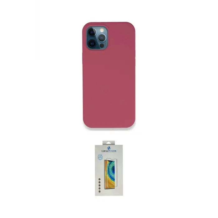 ieg™ iPhone 12 Pro Kılıf Zirve Modern Özel Seri - Siyah Polymer Nano Ekran Koruyucu