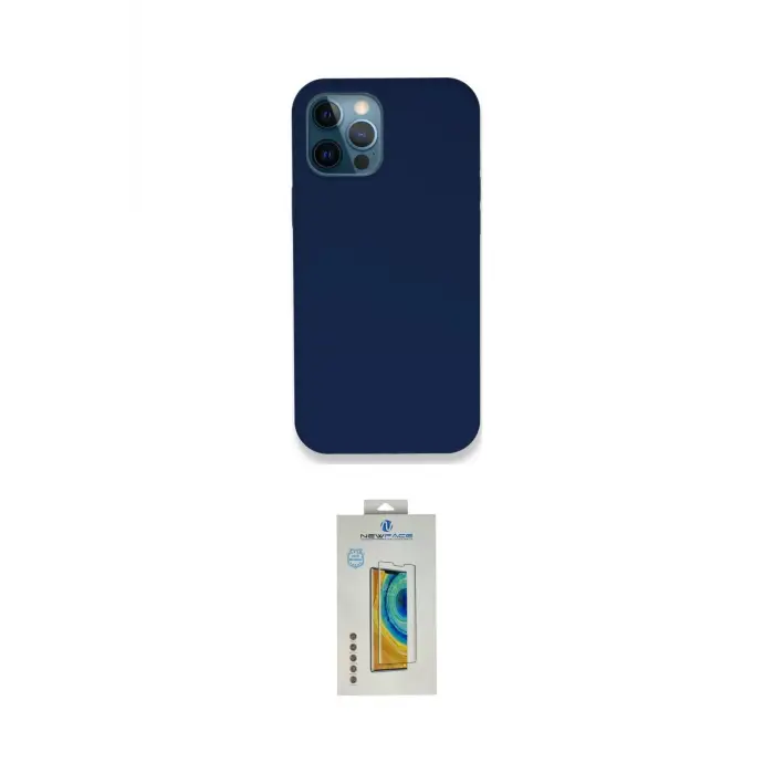 ieg™ iPhone 12 Pro Kılıf Zirve Modern Özel Seri - Siyah Polymer Nano Ekran Koruyucu