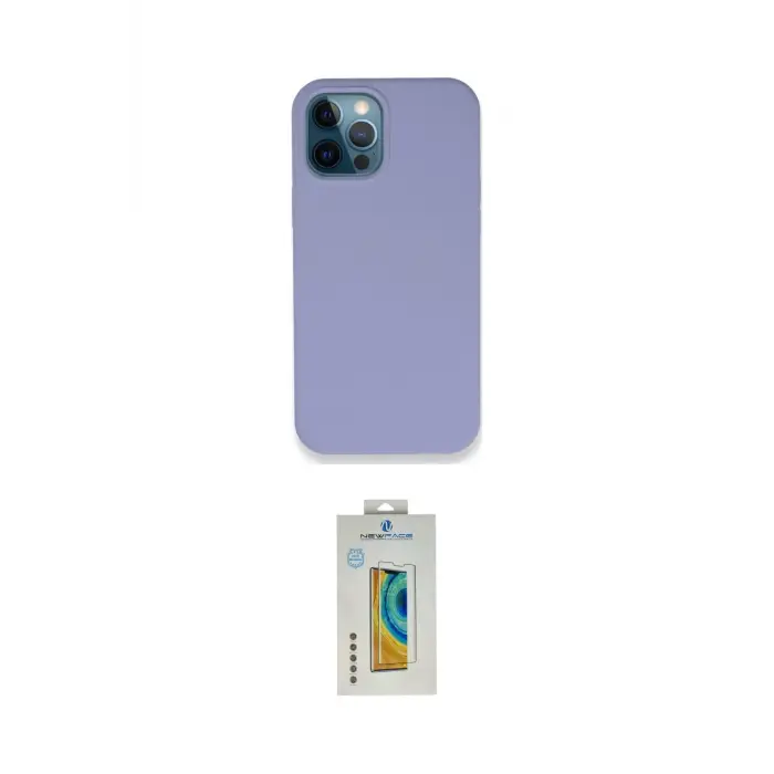 ieg™ iPhone 12 Pro Kılıf Zirve Modern Özel Seri - Siyah Polymer Nano Ekran Koruyucu