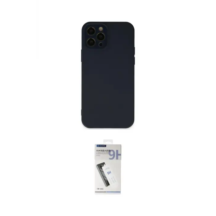 ieg™ iPhone 12 Pro Max Kılıf Çekirdek Modern Serisi - Şeffaf Uv Polymer Nano Ekran Koruyucu