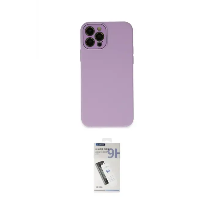 ieg™ iPhone 12 Pro Max Kılıf Çekirdek Modern Serisi - Şeffaf Uv Polymer Nano Ekran Koruyucu