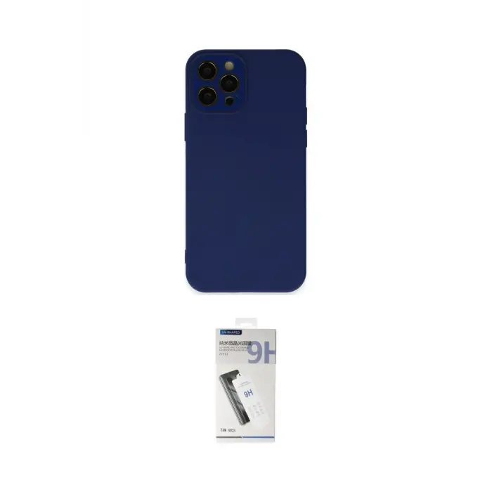ieg™ iPhone 12 Pro Max Kılıf Çekirdek Modern Serisi - Şeffaf Uv Polymer Nano Ekran Koruyucu