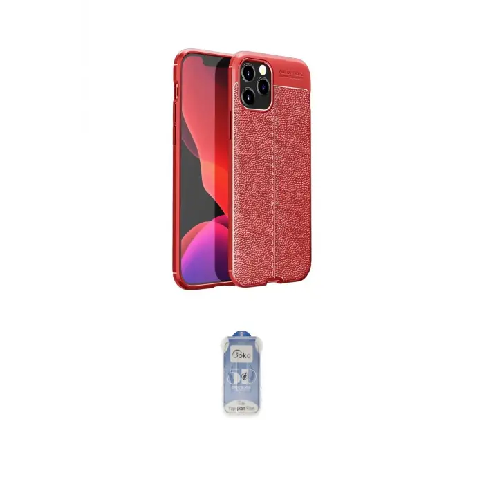 ieg™ iPhone 12 Pro Max Kılıf Doruk Klasik Özel Seri - Siyah Joko Magic 5D Cam