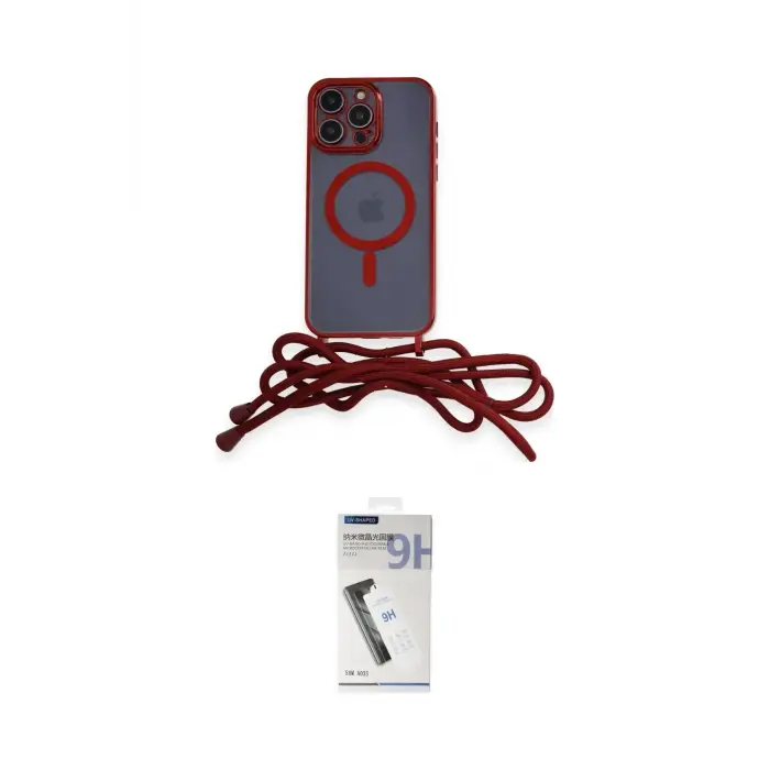 ieg™ iPhone 12 Pro Max Kılıf Eksen Özel Seri - Şeffaf Uv Polymer Nano Ekran Koruyucu