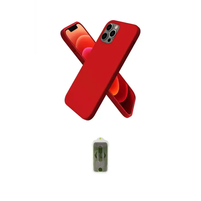 ieg™ iPhone 12 Pro Max Kılıf Kozmos Yansıma Özel Seri - Siyah Joko Magic 5D Hayalet Cam