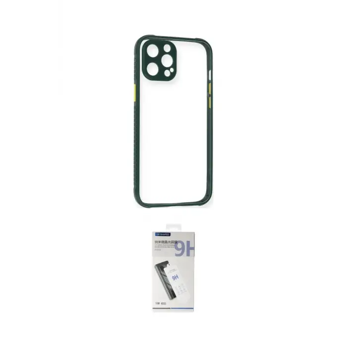 ieg™ iPhone 12 Pro Max Kılıf Nova Asil Özel Seri - Şeffaf Uv Polymer Nano Ekran Koruyucu