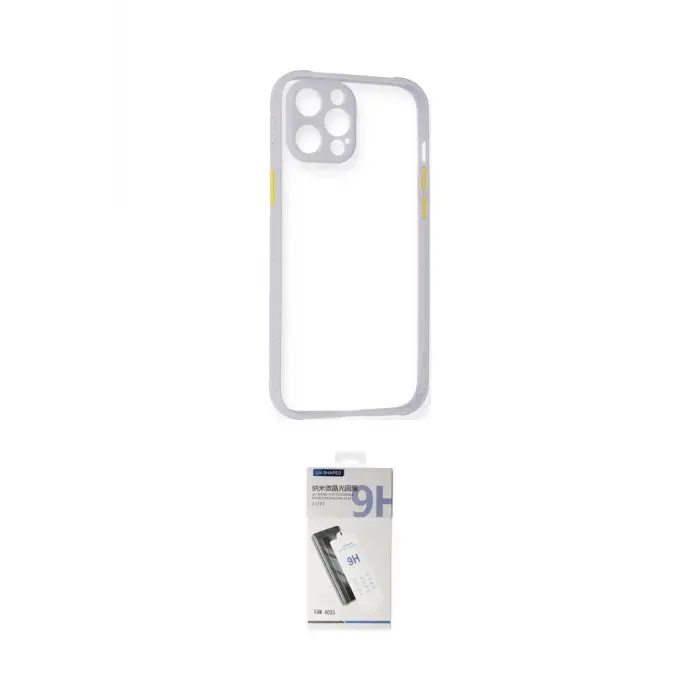 ieg™ iPhone 12 Pro Max Kılıf Nova Asil Özel Seri - Şeffaf Uv Polymer Nano Ekran Koruyucu