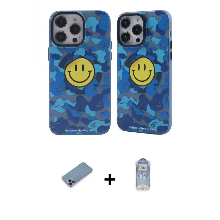 ieg™ iPhone 12 Pro Max Kılıf Nova Doku Koleksiyonu - Siyah Joko Magic 5D Cam + Shine Kamera Lens Koruma Cam - PE