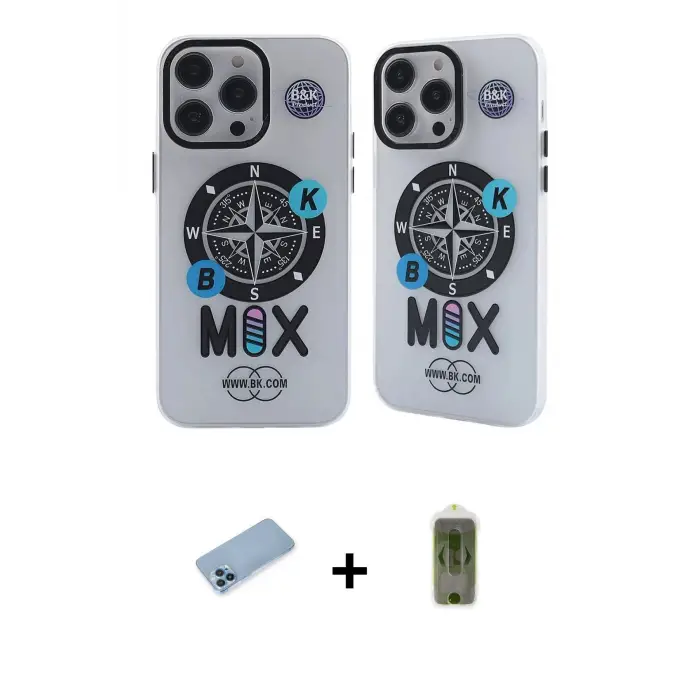 ieg™ iPhone 12 Pro Max Kılıf Nova Doku Koleksiyonu - Siyah Joko Magic 5D Hayalet Cam + Shine Kamera Lens Koruma Cam - MI