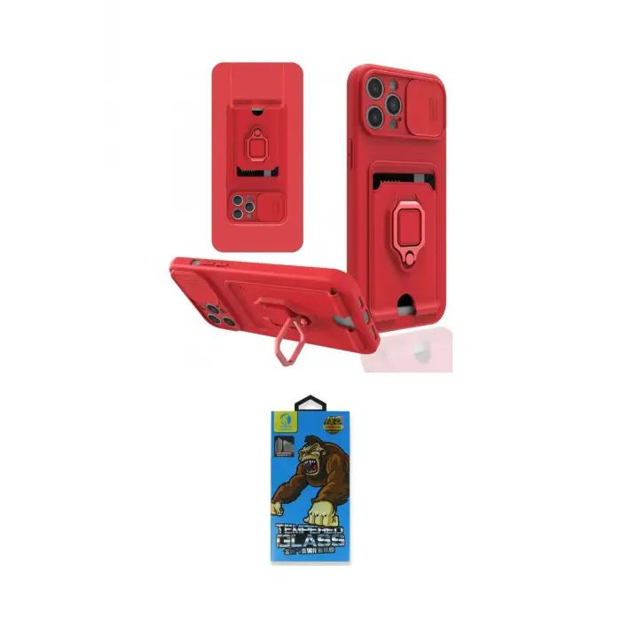 ieg™ iPhone 12 Pro Max Kılıf Vadi Form Prime - Siyah 18D Cam Ekran Koruyucu