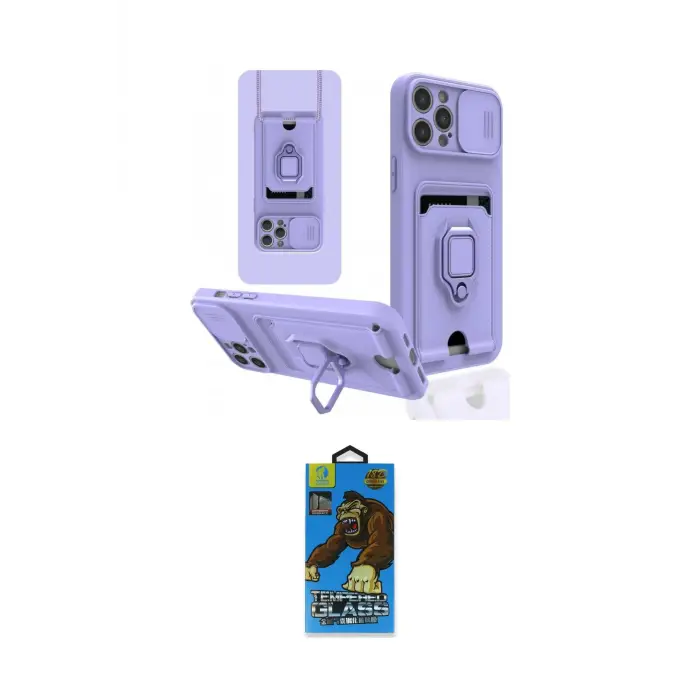 ieg™ iPhone 12 Pro Max Kılıf Vadi Form Prime - Siyah 18D Cam Ekran Koruyucu