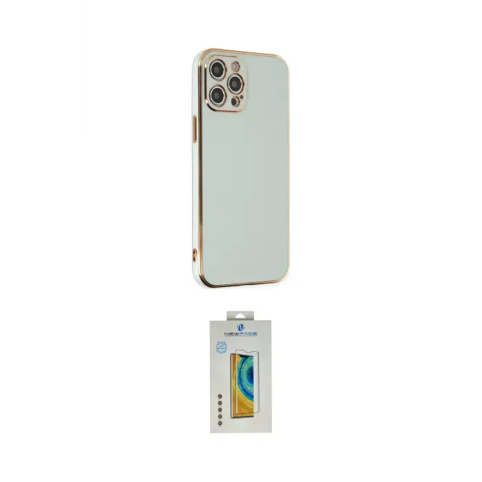 ieg™ iPhone 12 Pro Max Kılıf Yankı Serisi - Siyah Polymer Nano Ekran Koruyucu
