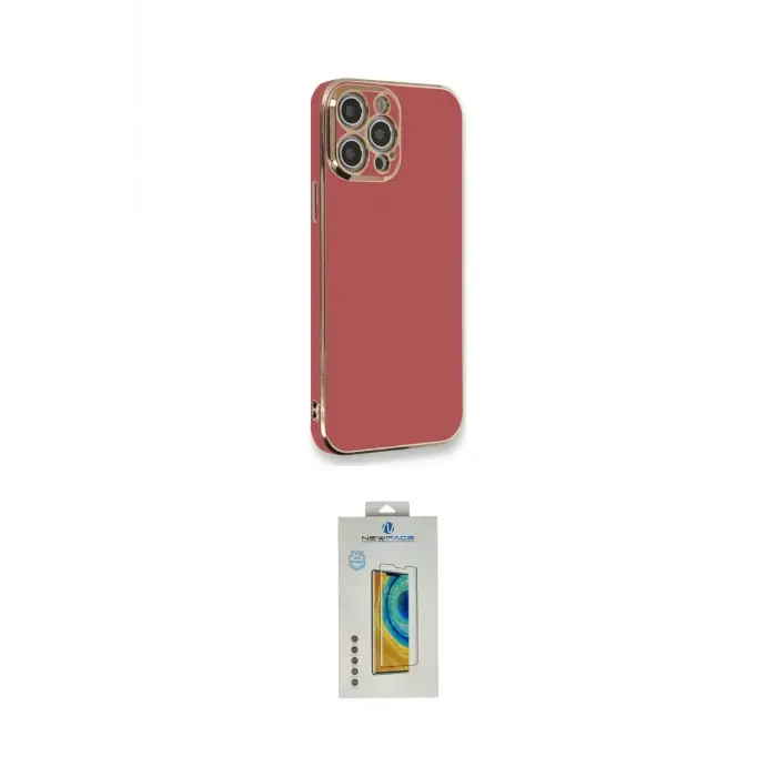 ieg™ iPhone 12 Pro Max Kılıf Yankı Serisi - Siyah Polymer Nano Ekran Koruyucu