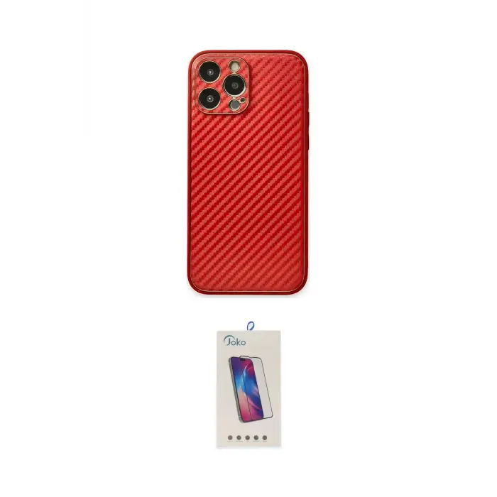 ieg™ iPhone 13 Pro Max Kılıf Ahenk Işık - Siyah Joko 5D Cam