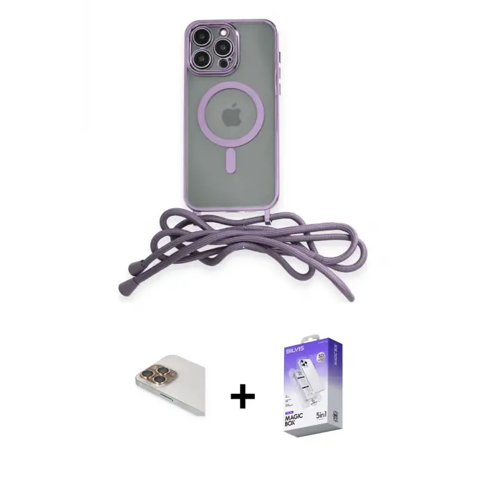 ieg™ iPhone 13 Pro Max Kılıf Eksen Özel Seri - Siyah Bilvis 5in1 3D Magic Cam Ekran Koruyucu + Pers Alüminyum Kamera Lens - GD