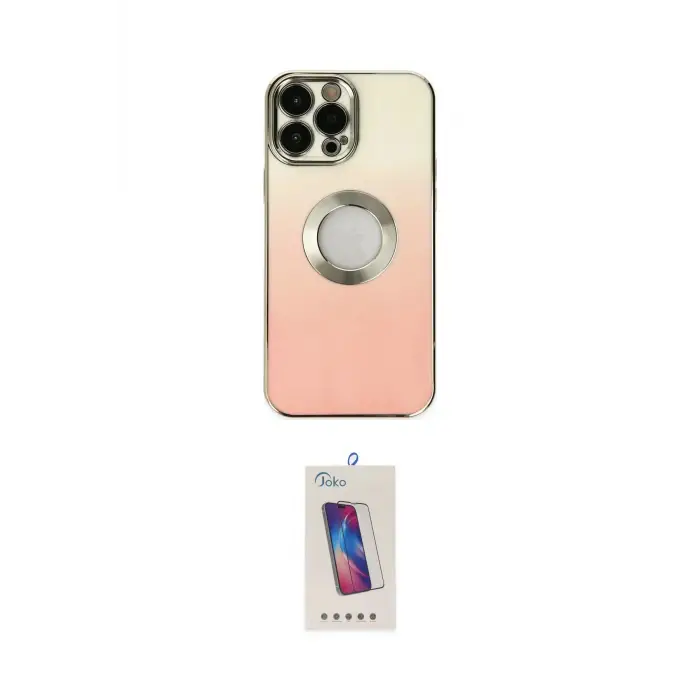 ieg™ iPhone 13 Pro Max Kılıf Kutup Yansıma Özel Seri - Siyah Joko 5D Cam