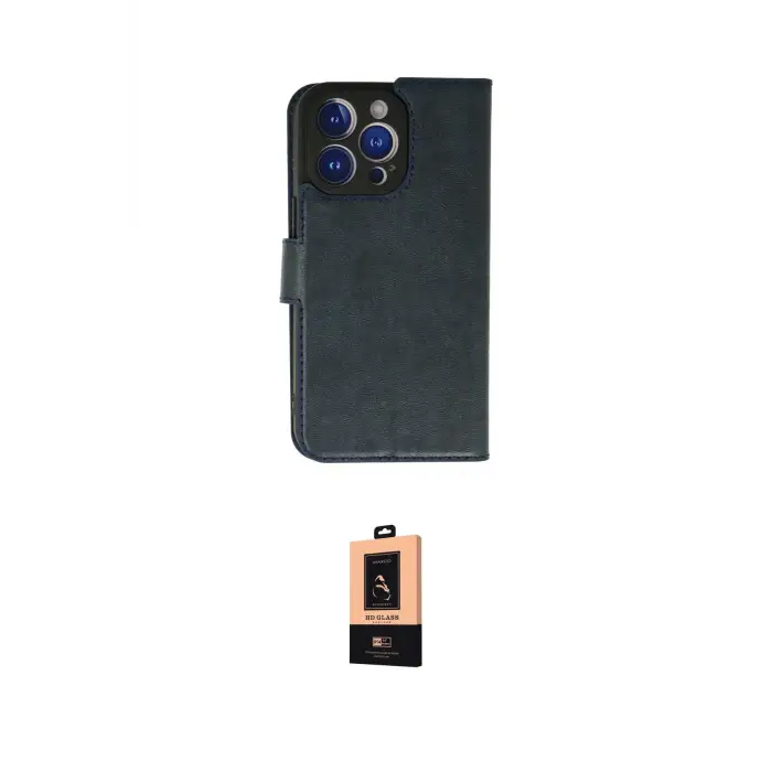 ieg™ iPhone 13 Pro Max Kılıf Siluet Işık Serisi - Şeffaf Maxco Cam Ekran Koruyucu